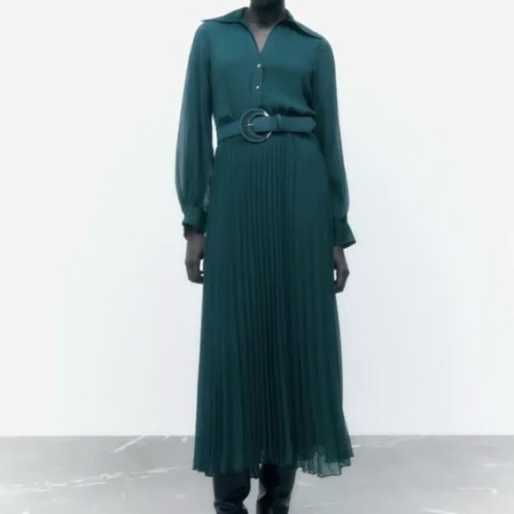 Zara Pleated Dress